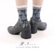 Iris Corolla Releve Cross Strap Mary Jane Shoes(Reservation/6 Colours/Full Payment Without Shipping)